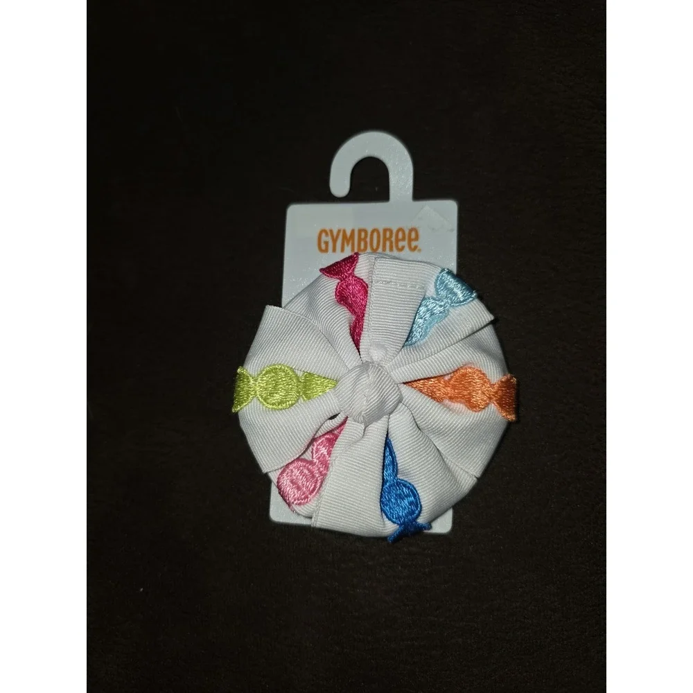 Gymboree rainbow cabana hair clip hair accessories nwt